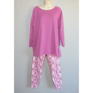 Joan Stuart New York Women's Top and Leggings Set - Size: Large - EUC